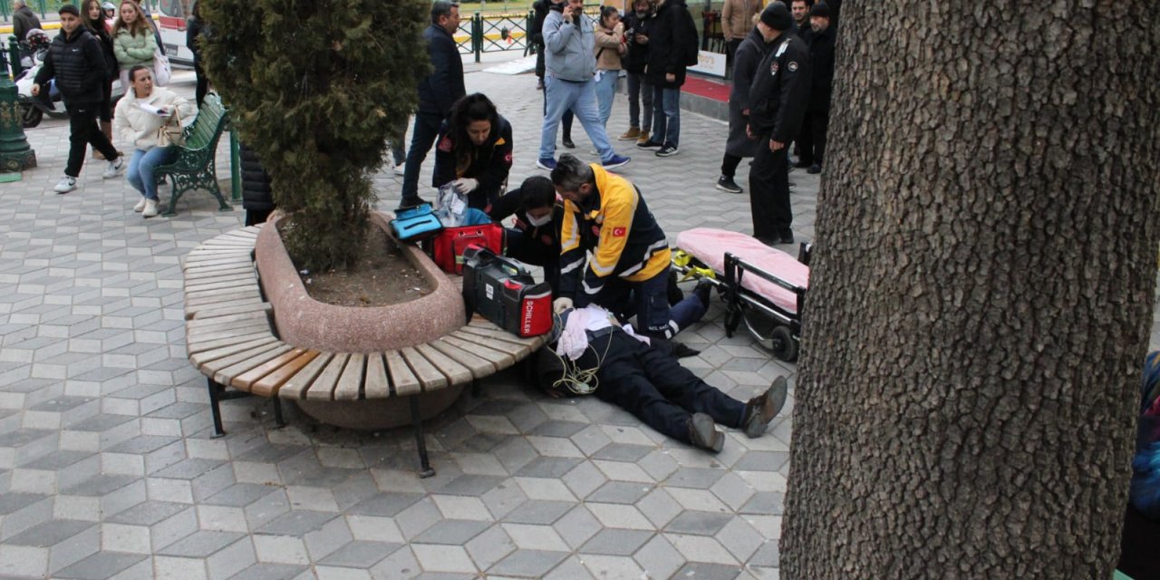 Eskişehir'de tesadüf hayat kurtardı