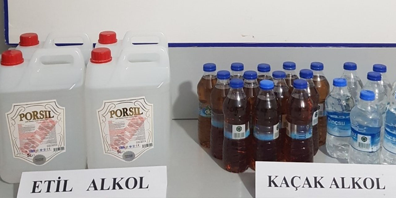 Kütahya'da etil alkol operasyonu