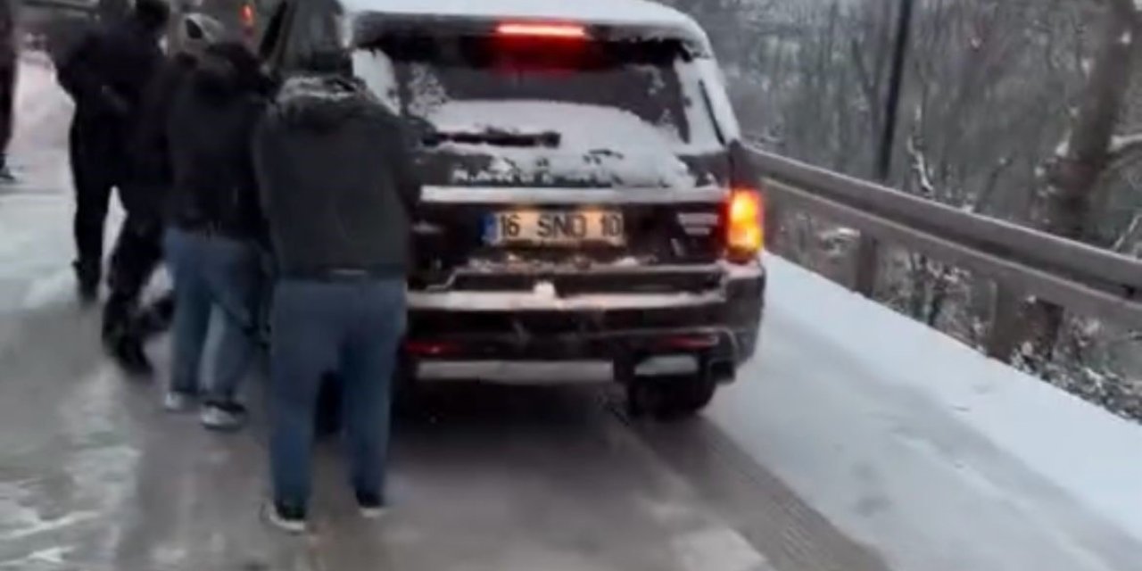 "Sen devam et ben binerim" dedi sürücü devam etti araç durmadı