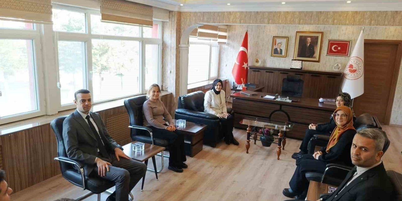Kaymakam Kılıç cezaevi müdürüyle bir araya geldi