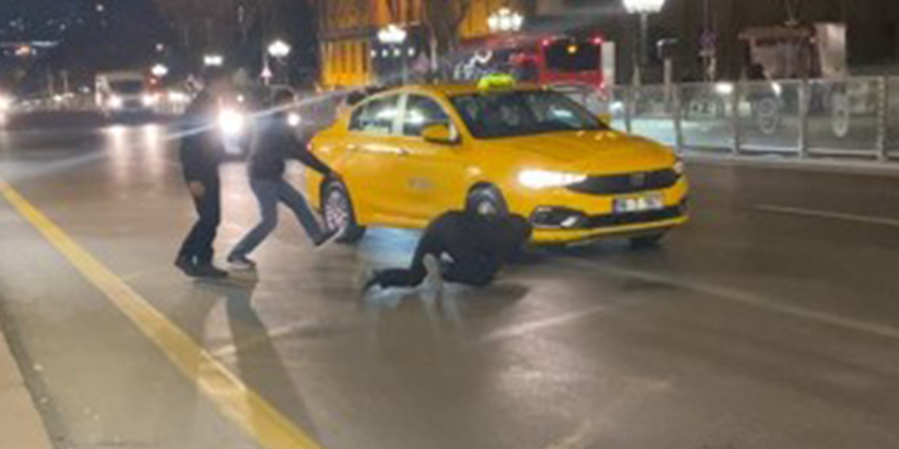Taksilere saldıran şahıslar yakalandı