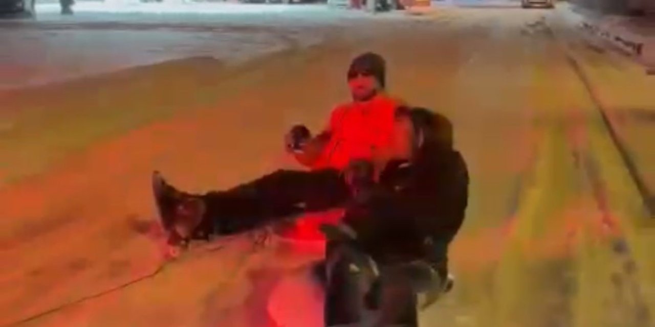 Bolu’da sokaklar buz pistine döndü