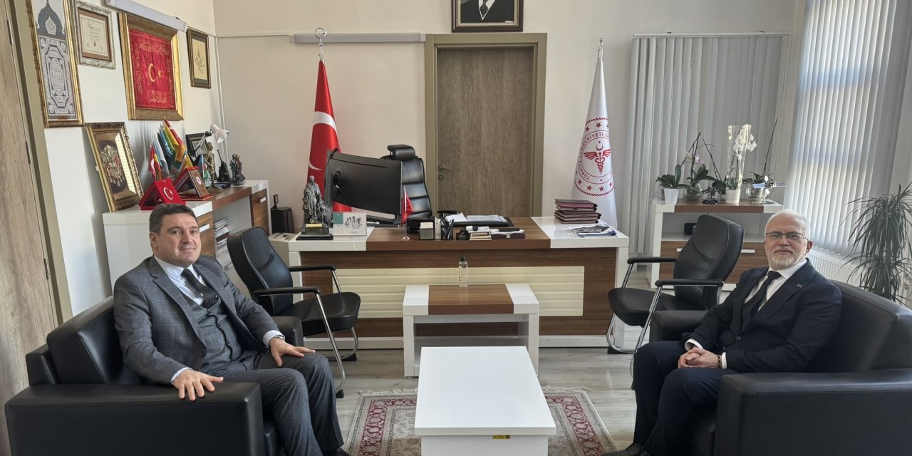 İl Sağlık Müdürü Bildirici’ye Başsavcı Karakülah'tan ziyaret