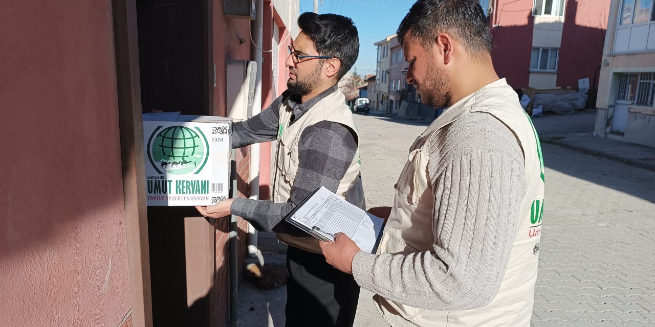 Eskişehir'de ihtiyaç sahiplerine destek