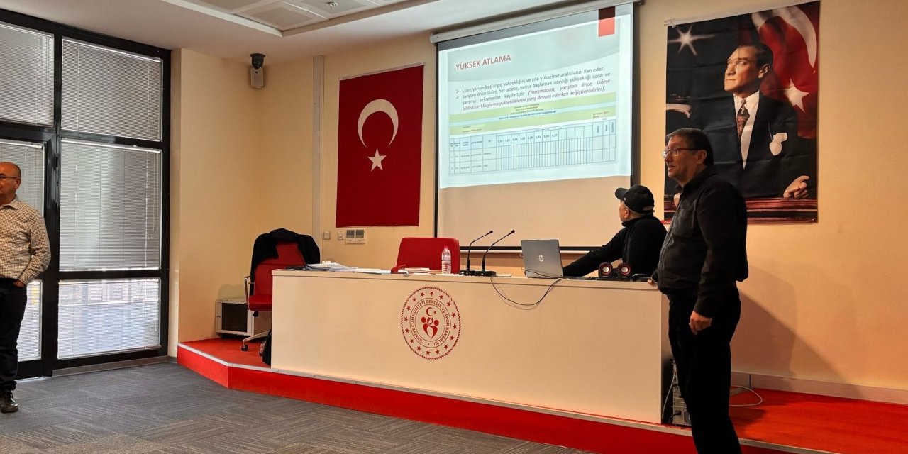 Atletizm Hakem Kursu ve Terfi Sınavı sona erdi