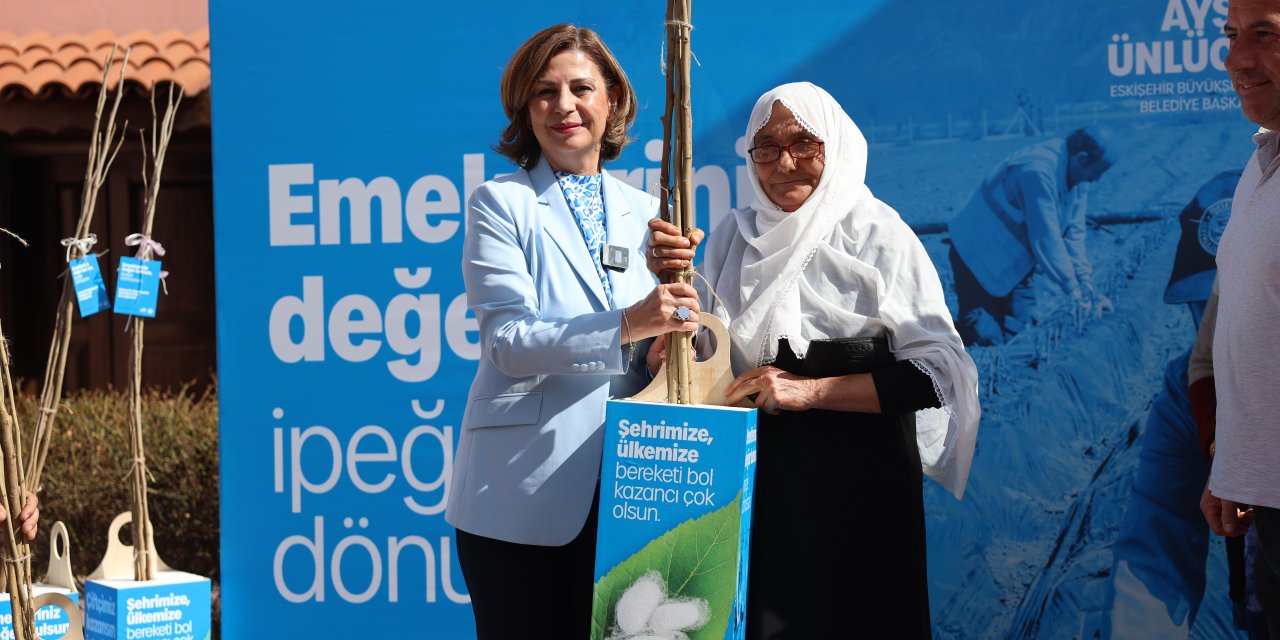 Büyükşehir dut fidanlarını üreticiyle buluşturdu
