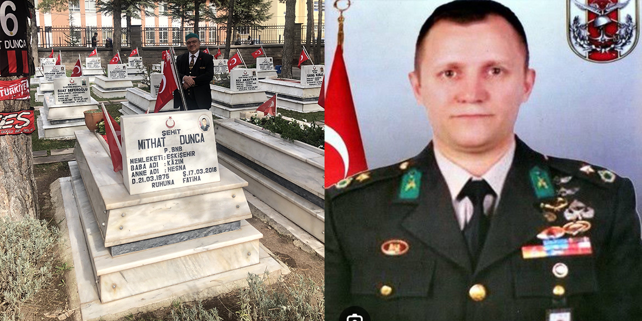 Eskişehirli Binbaşı Mithat Dunca unutulmadı