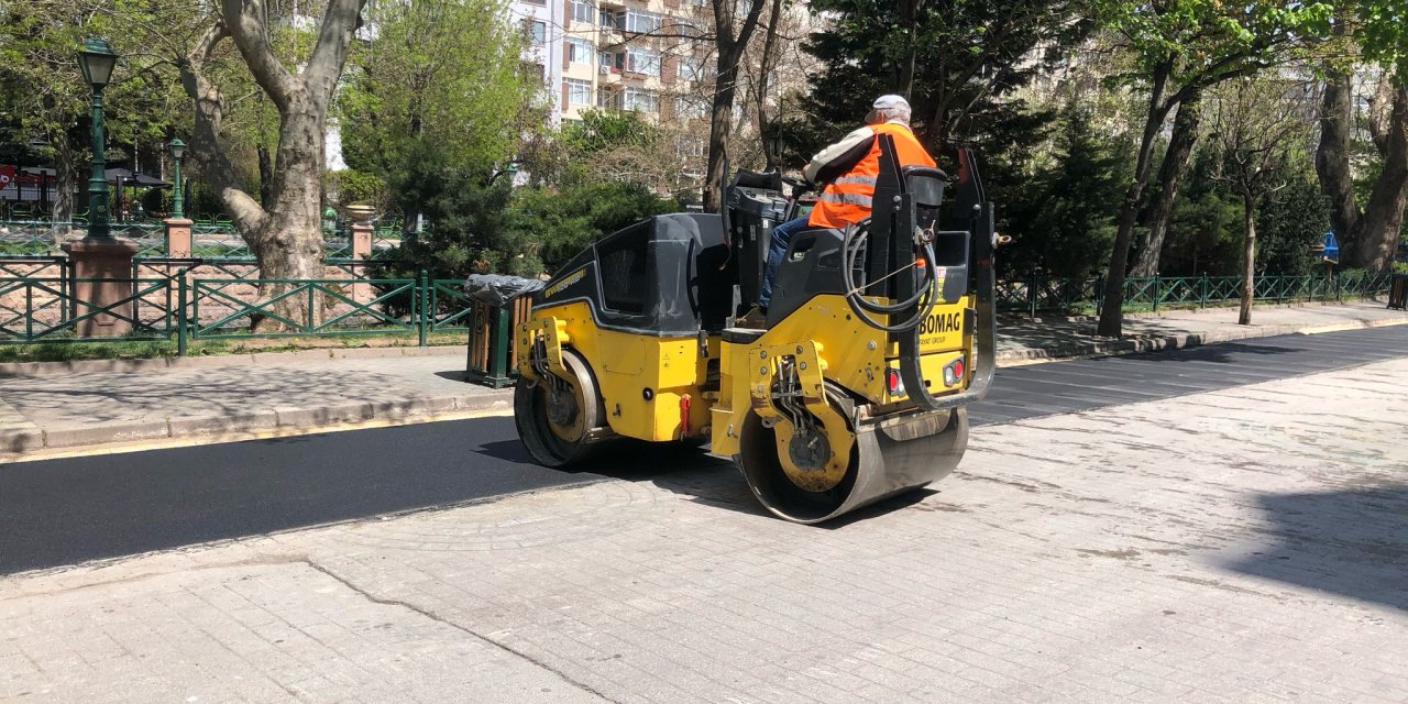 Eskişehir'de bisiklet yolu çalışmaları devam ediyor