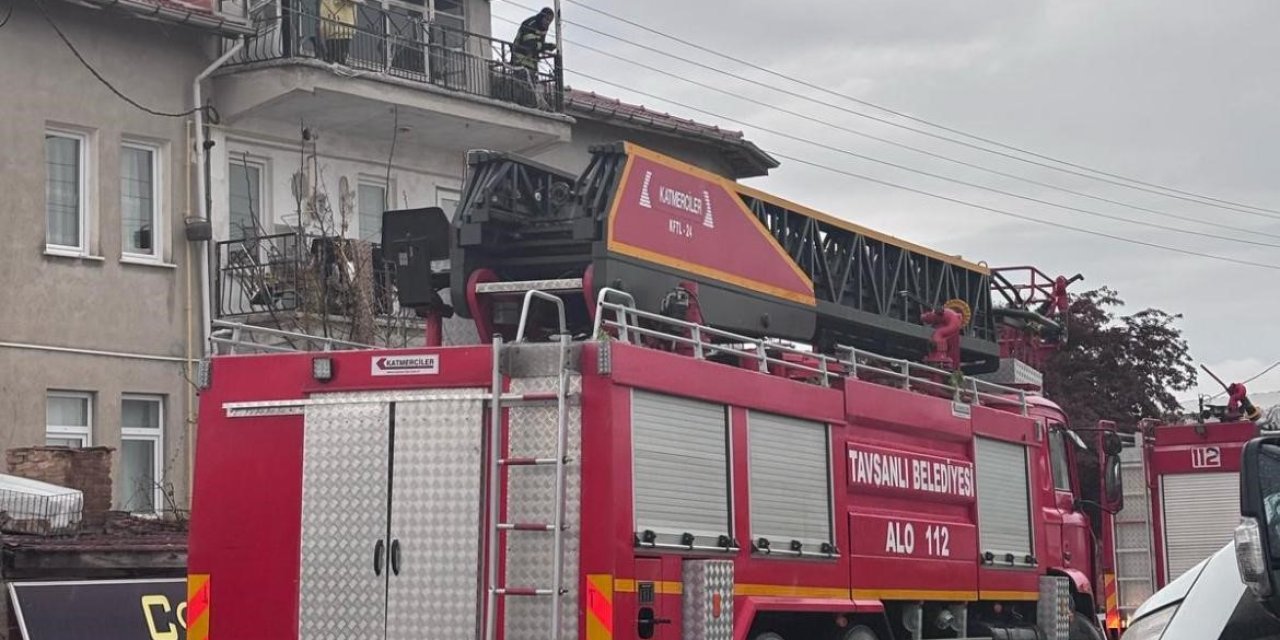 Kütahya'da çıkan yangın panik yarattı