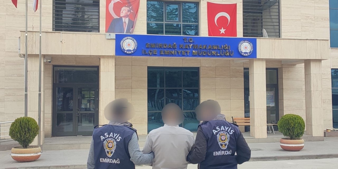 11 yıl 10 ay 3 gün hapis cezasıyla aranan şahıs yakalandı