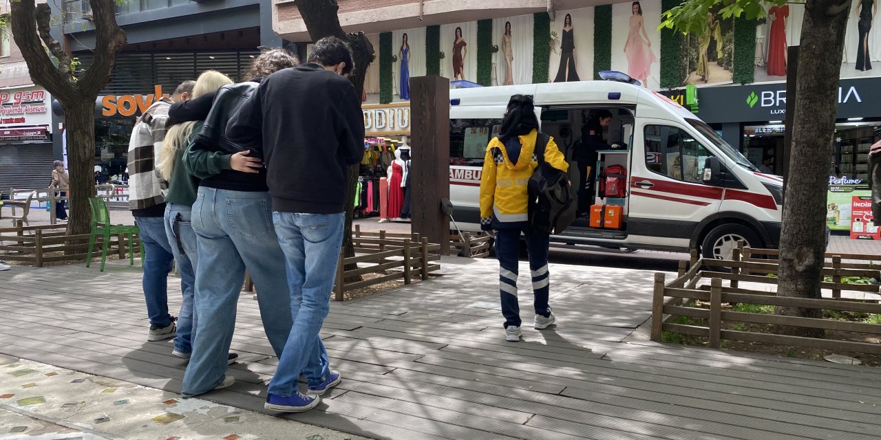 Eskişehir’de bacağından yaralanan kadın hastaneye kaldırıldı