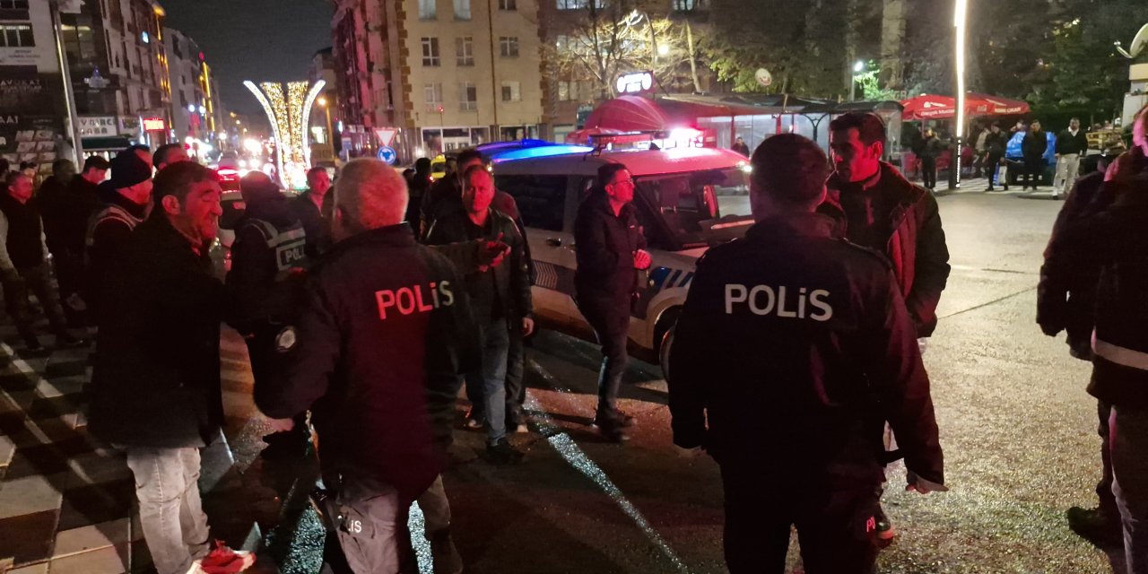 Bolu’da yumruklar havada uçuştu