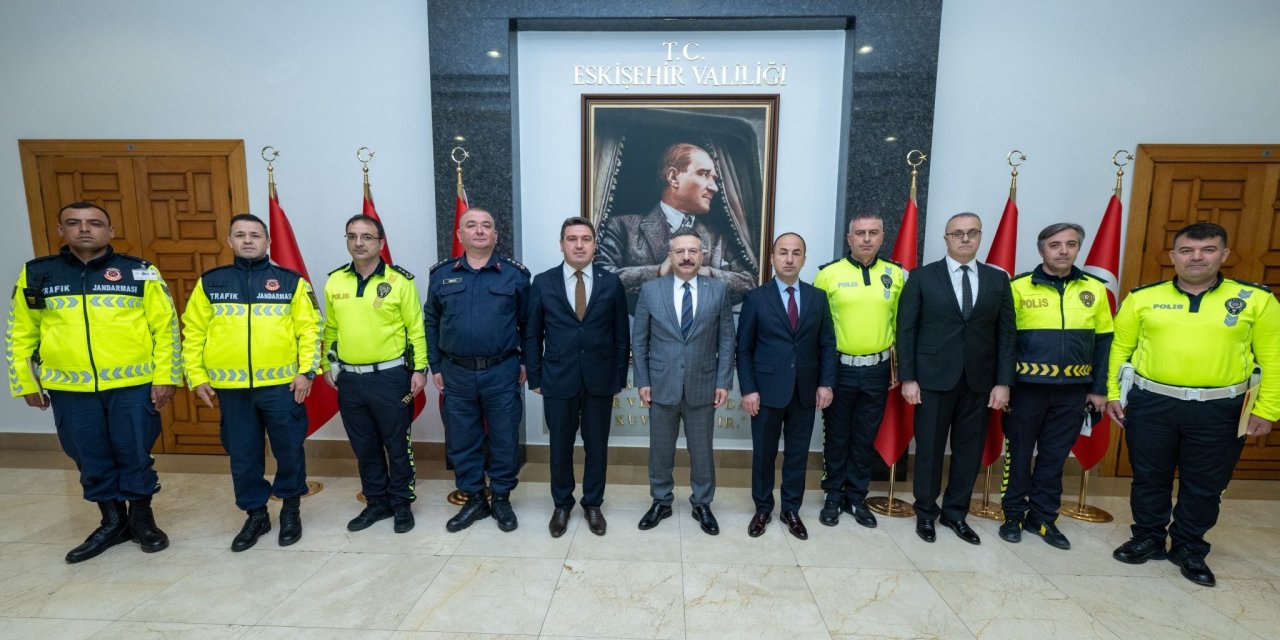Eskişehir'de trafik personeline başarı belgesi verildi
