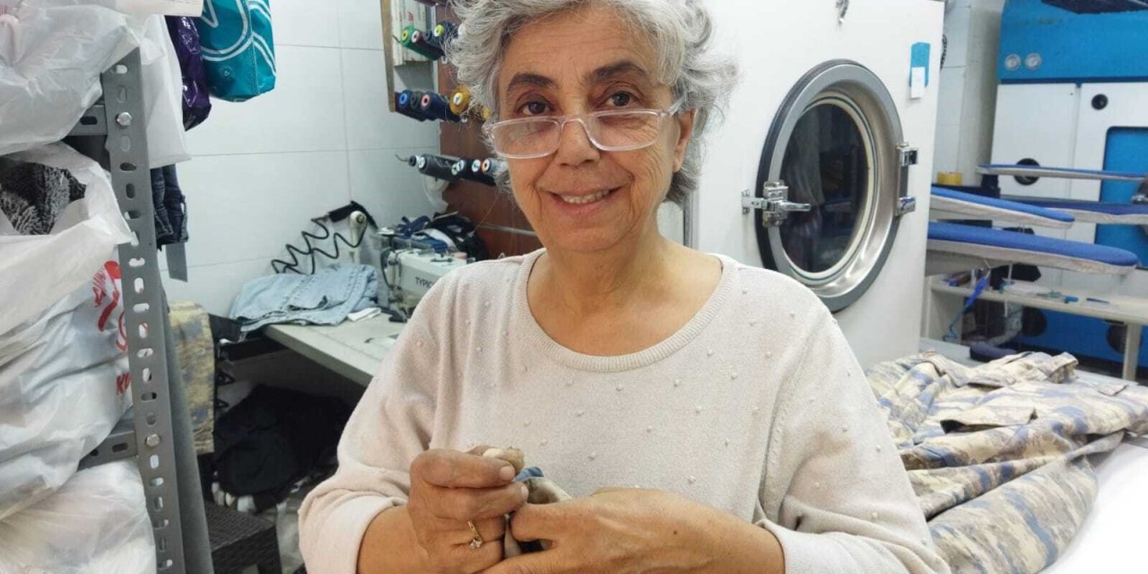 Hastalığına rağmen mesleğine devam ediyor