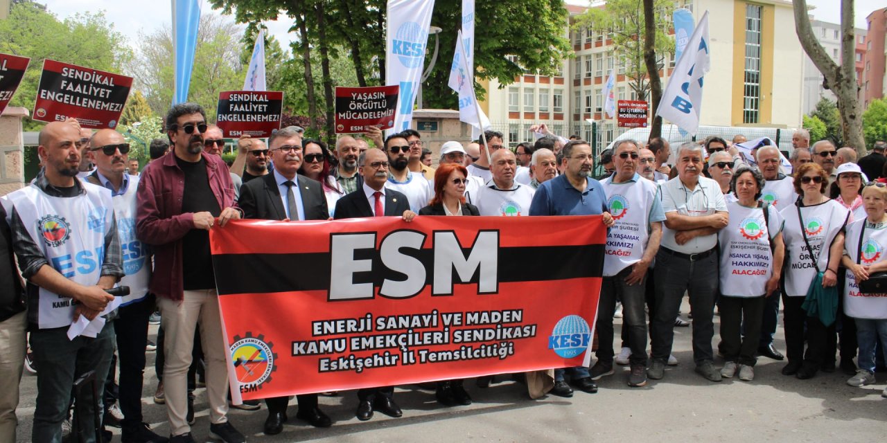ESM sürgün edilen temsilcisi için eylem gerçekleştirdi