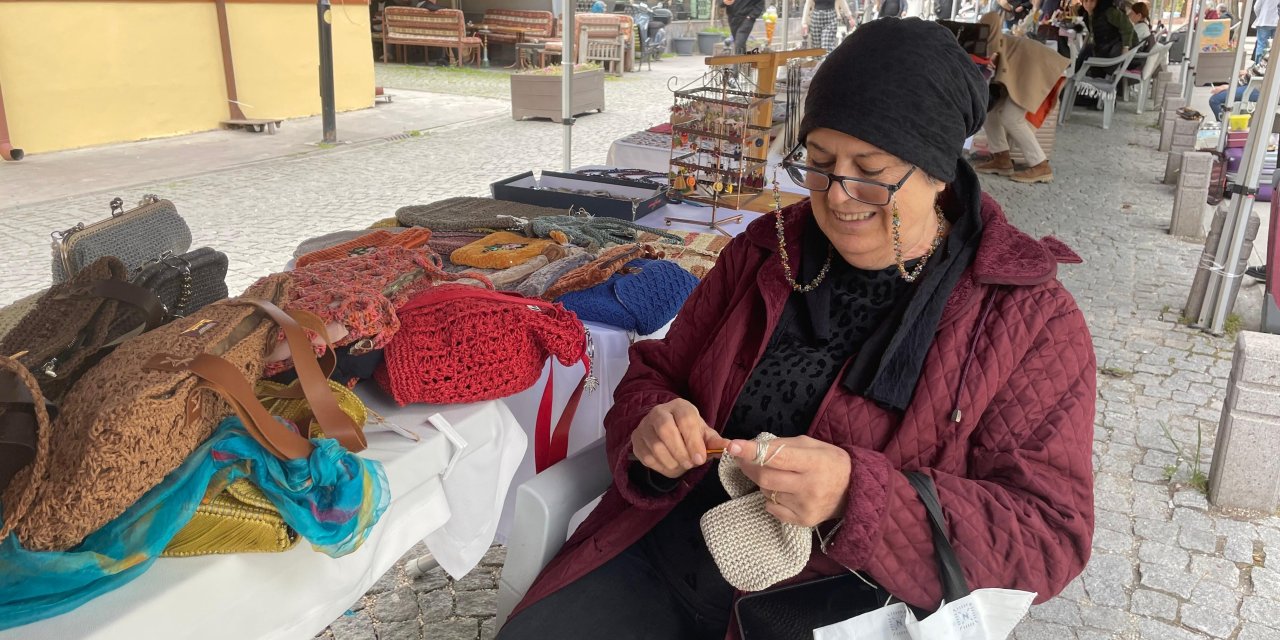 Özgün tasarımlı çantaları büyük ilgi görüyor