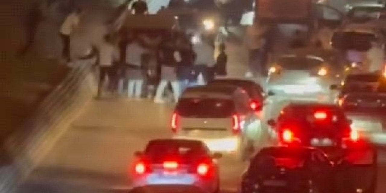 Bursa'da asker konvoyunda kavga!