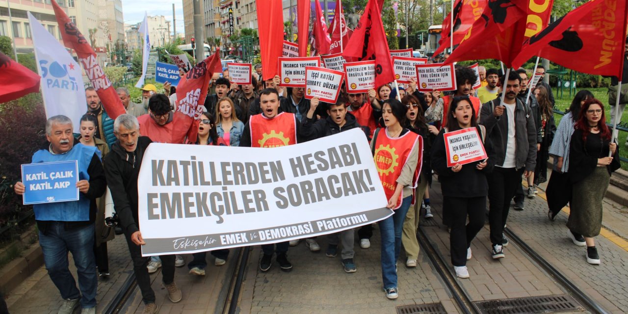 Eskişehir’de Emek ve Demokrasi Platformu Erol Eğrek için yürüdü