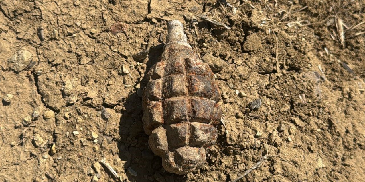 104 yıllık patlamamış bir el bombası imha edildi