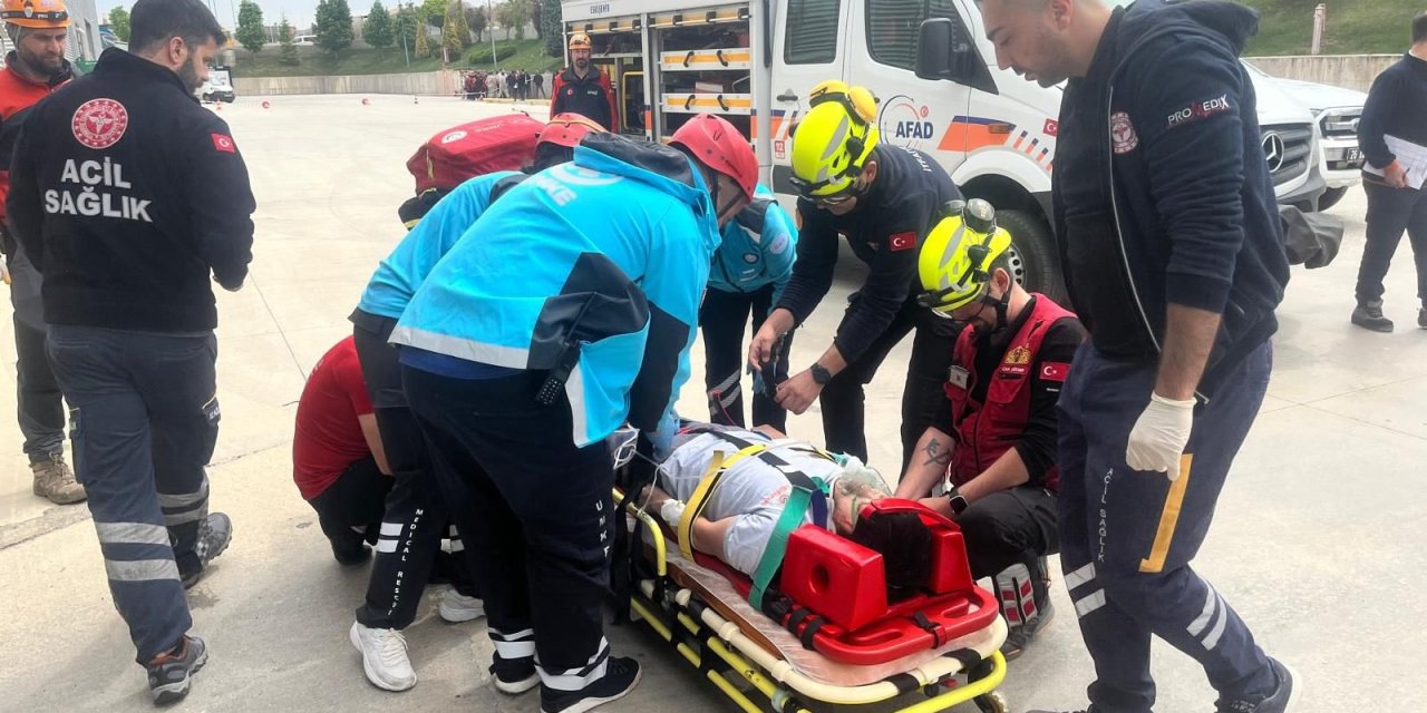 Eskişehir'de 'Endüstriyel Kaza ve KBRN' tatbikatı gerçekleştirildi
