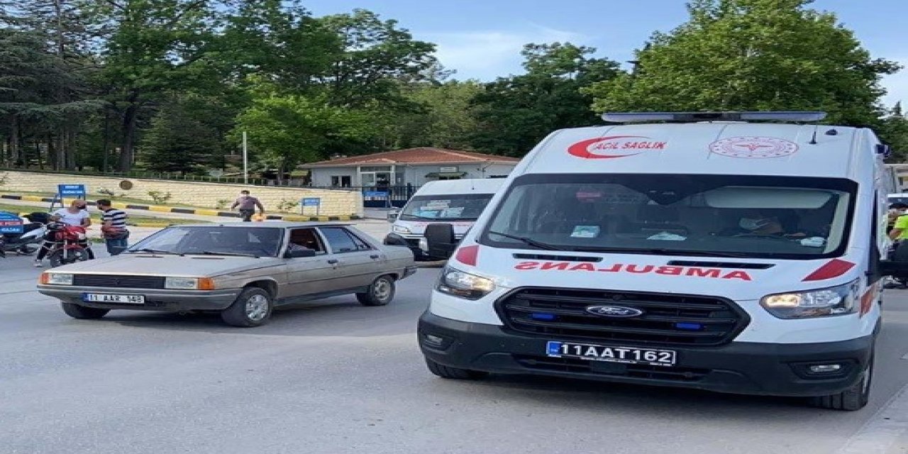 Bilecik'te motosiklet kazası!