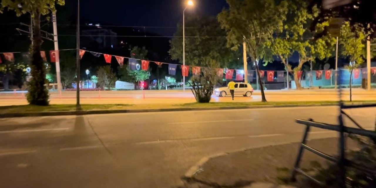 Bursa'da alkollü sürücü böyle yakalandı