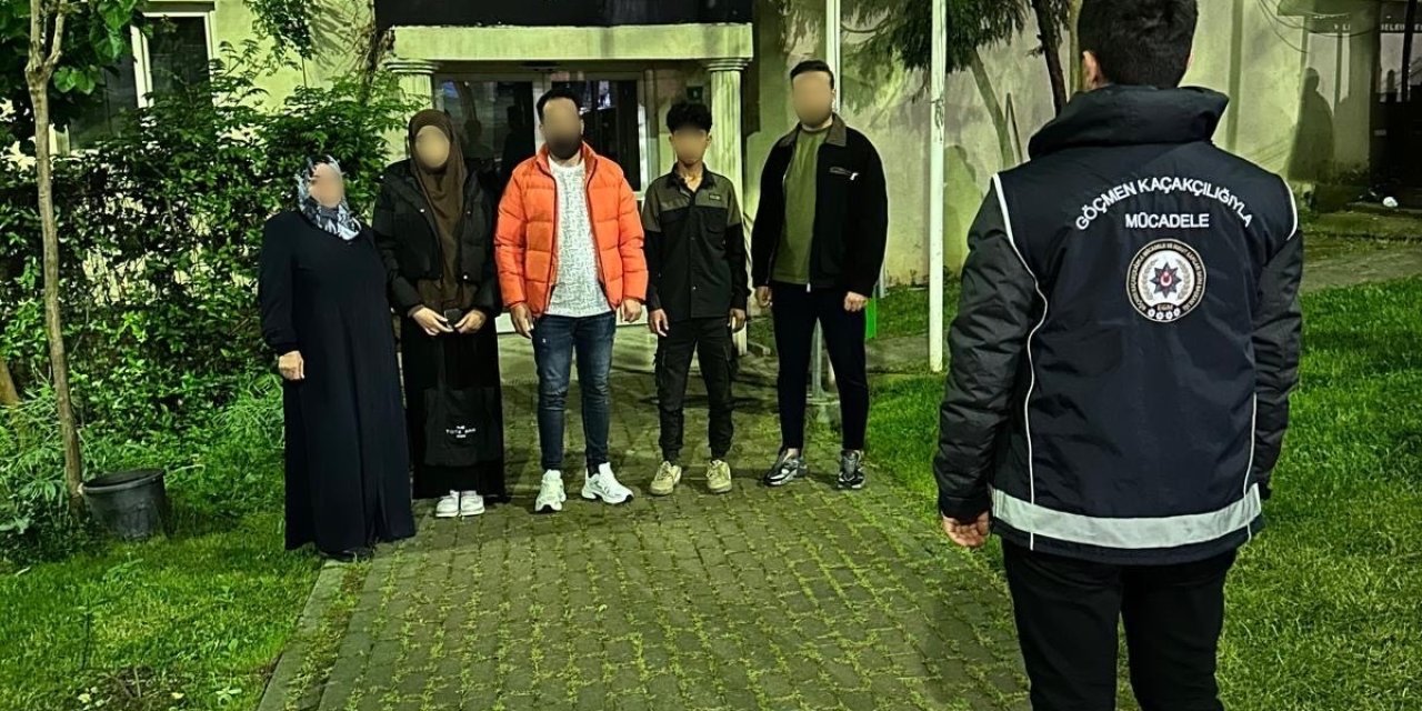 Kaçak göçmen taşıyan organizatörlere baskın