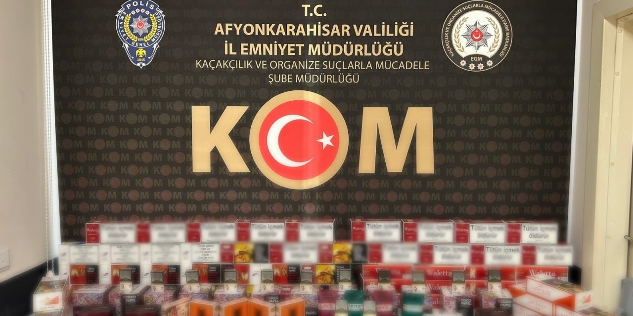Gümrük kaçağı sigaralar ele geçirildi