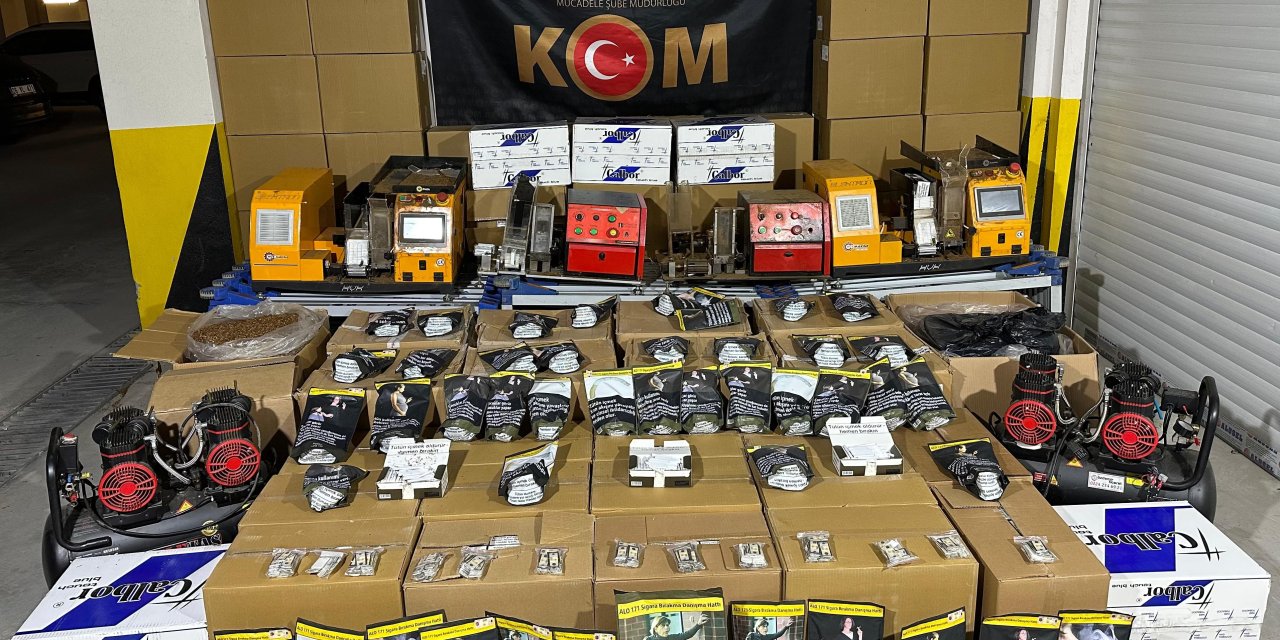 Eskişehir'de 1 milyon lira değerinde kaçak sigara operasyonu!