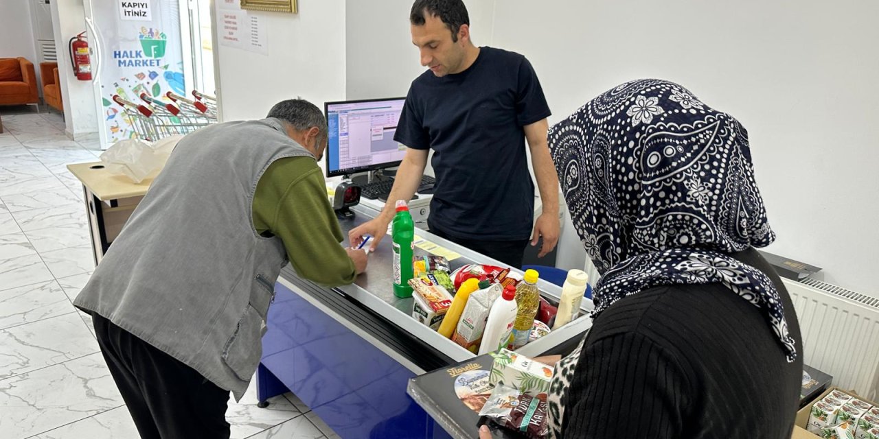 “Halk Market” Kurban Bayramında da gönülleri ısıtıyor