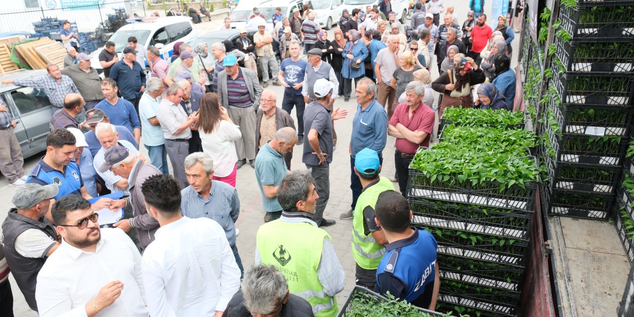 Eskişehir'de çiftçilere fide desteğinde bulunuldu