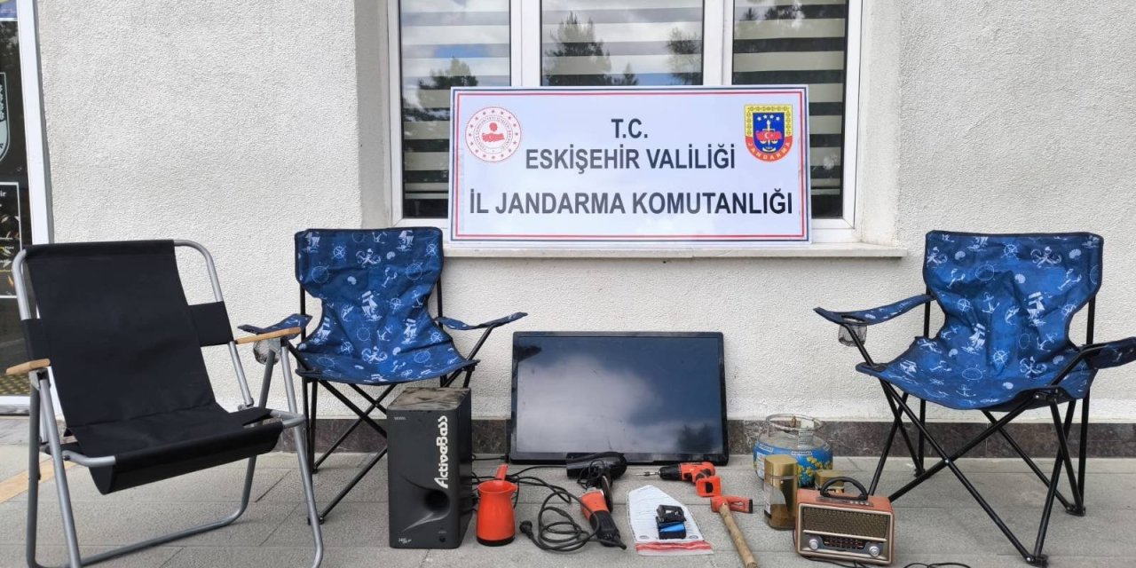 Eskişehir'de piknik ekipmanları hırsızları şaşırttı