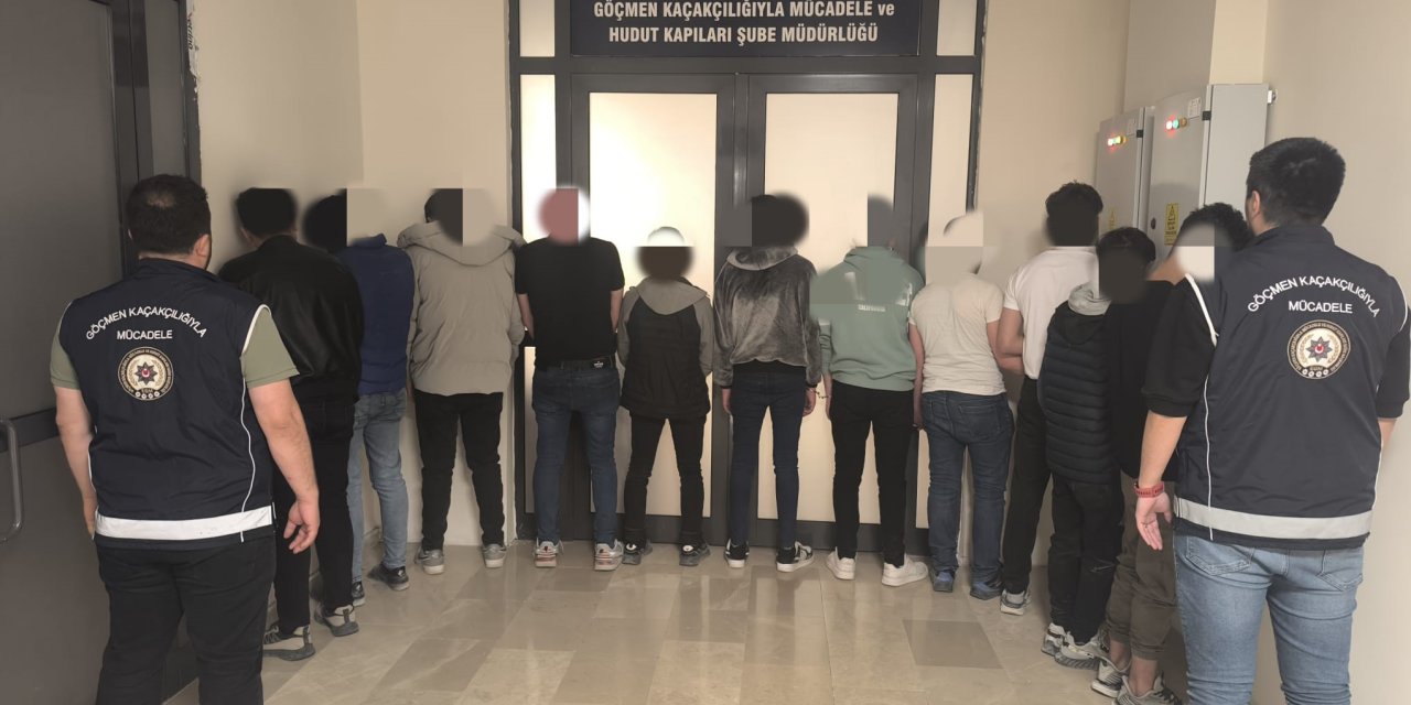 Afyon’da düzensiz göçmenlerin yakalanmasına yönelik çalışma