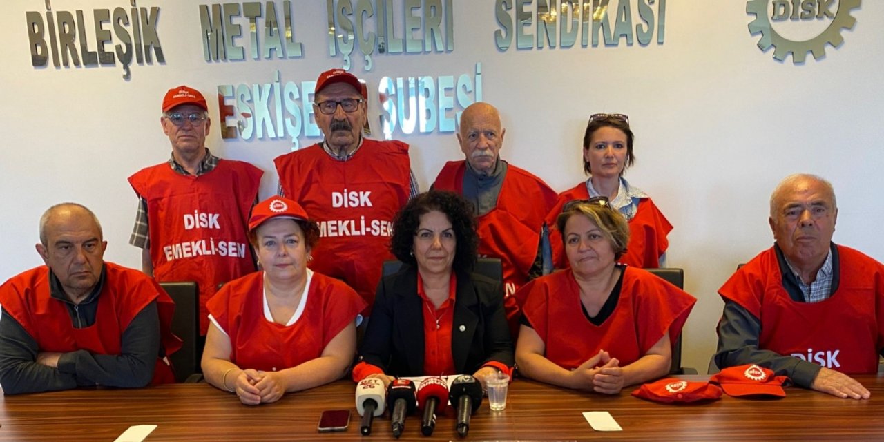 DİSK Emekli Sen Eskişehir Şube'den emekli ikramiyesine tepki