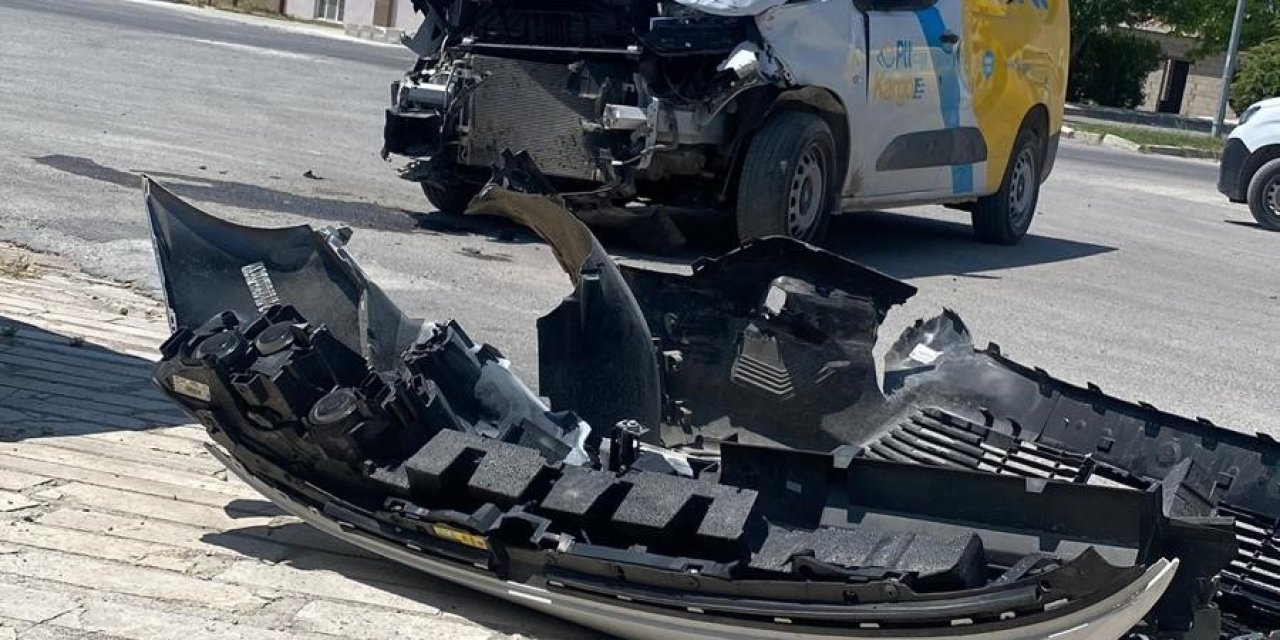 Afyon'da korkutan kaza: 1 yaralı