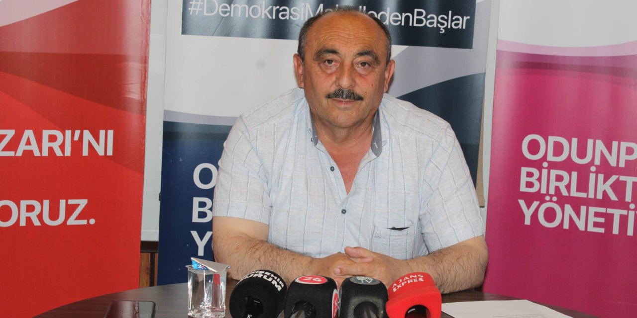 71 Evler Mahalle Muhtarı Emir Dişbudak yetkililere seslendi
