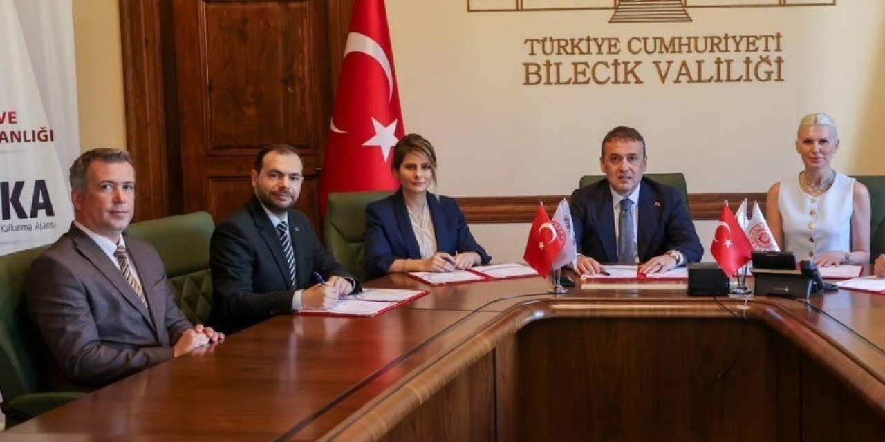 "Edebali Havzası Tanıtım ve Karşılama Merkezi" projesinde imzalar atıldı