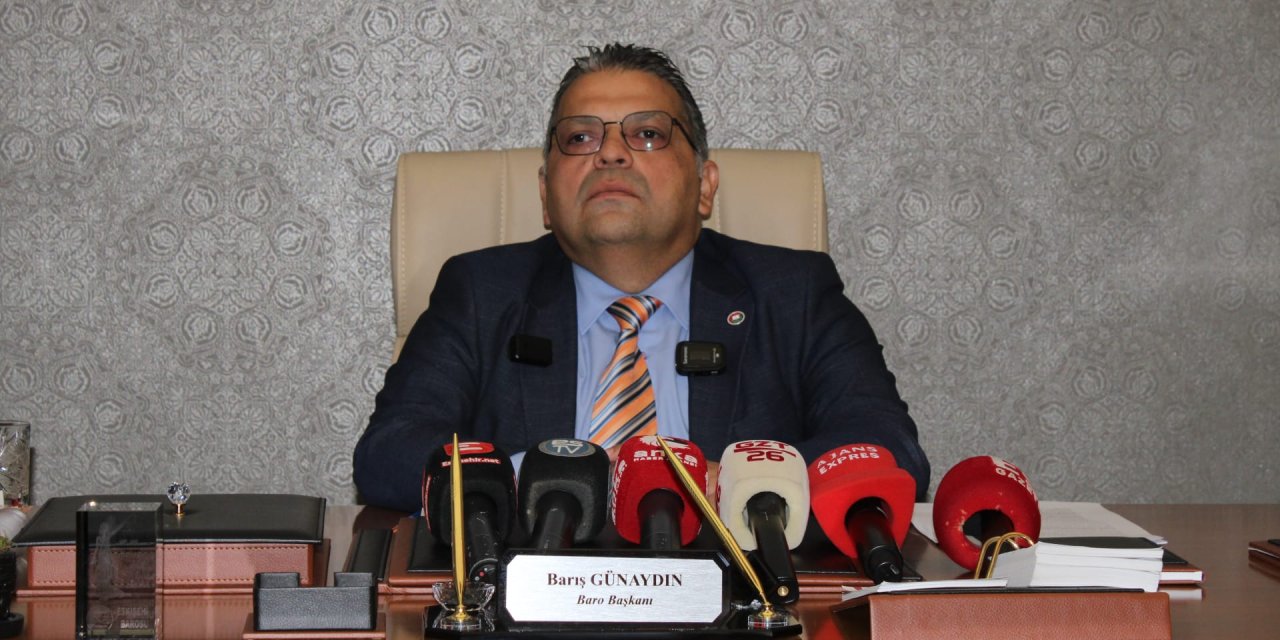 Eskişehir Baro Başkanı Günaydın maden kanuna tepki gösterdi
