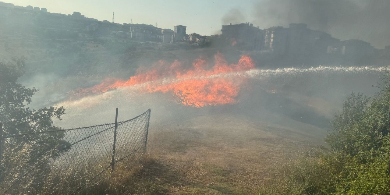Bilecik'te çıkan yangın panik yarattı