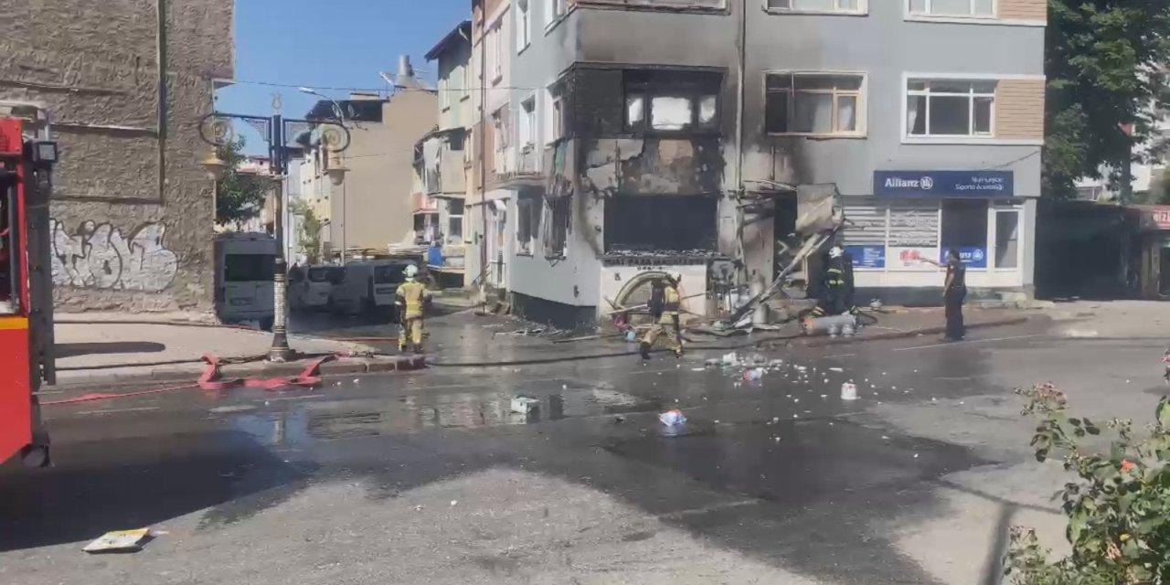 Tüp bayisinde feci patlama: 7 yaralı