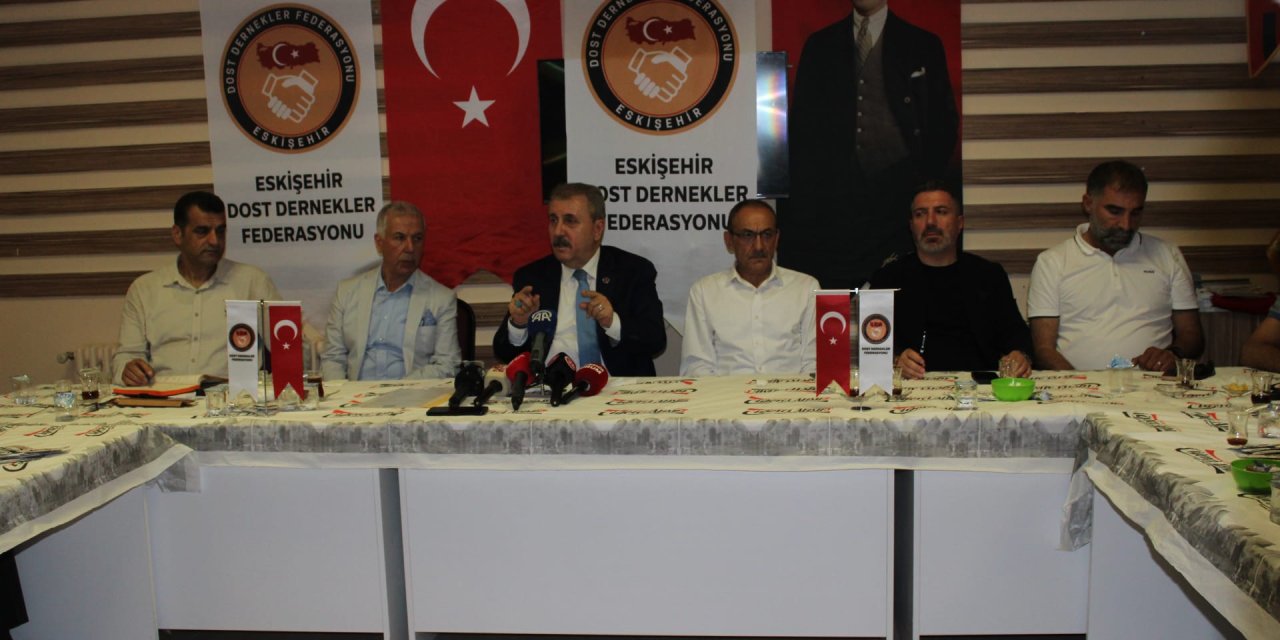 BBP Genel Başkanı Mustafa Destici Eskişehir’de konuştu