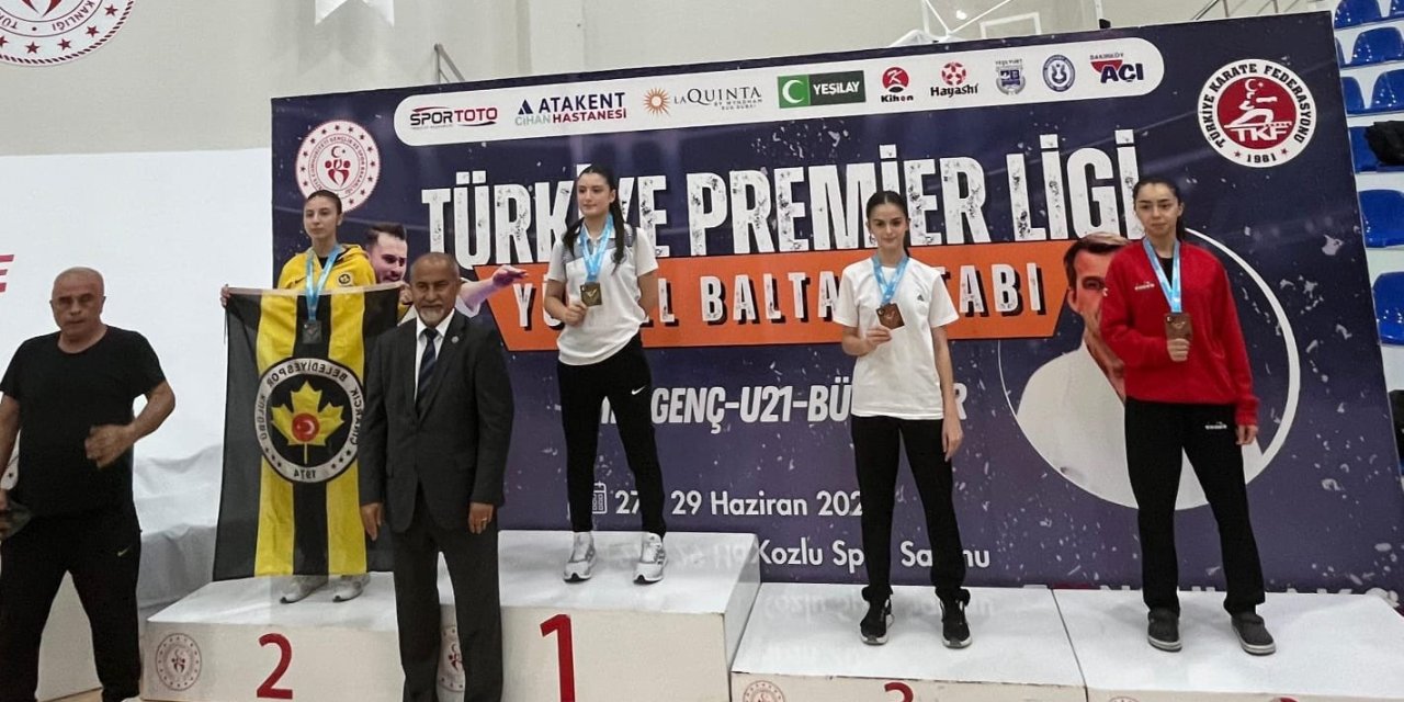 Eskişehirli sporcu Türkiye 3'üncüsü oldu