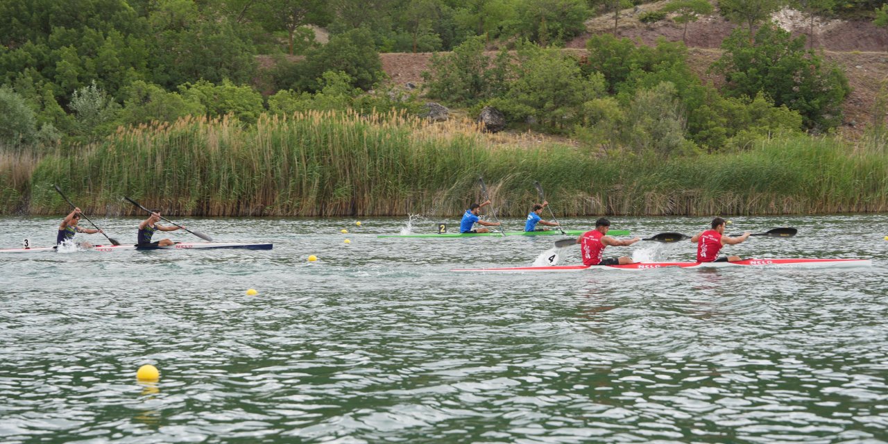 Türkiye’nin en iyi sporcuları Sarısungur Göleti’nde yarıştı