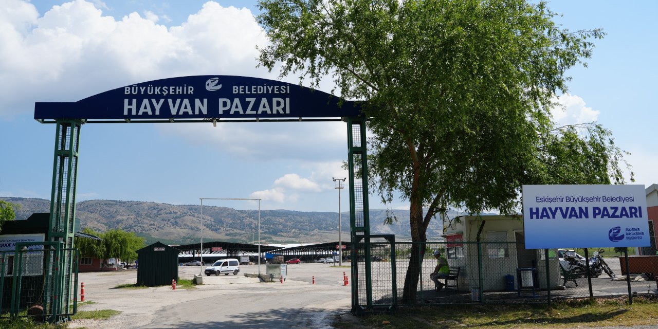 Eskişehir Hayvan Pazarı şap hastalığı riskine karşı kapatıldı