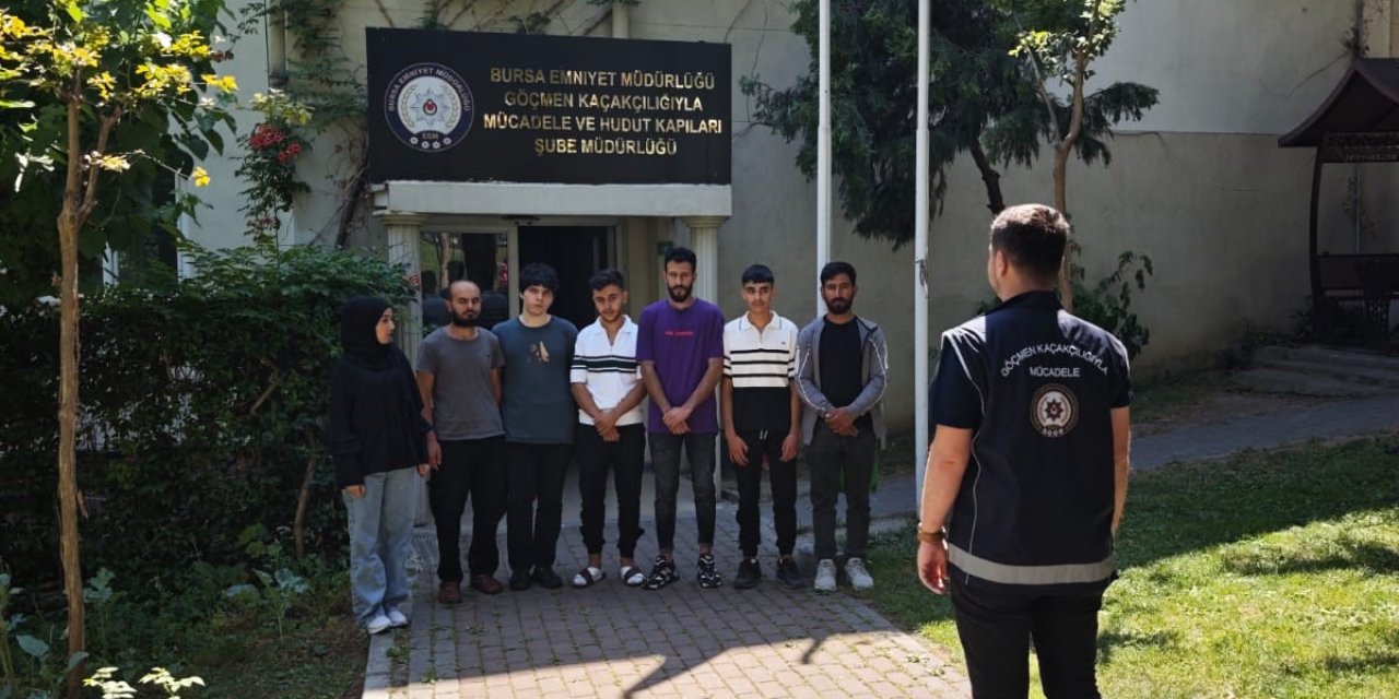 Bursa’da göçmen kaçakçıları kıskıvrak yakalandı