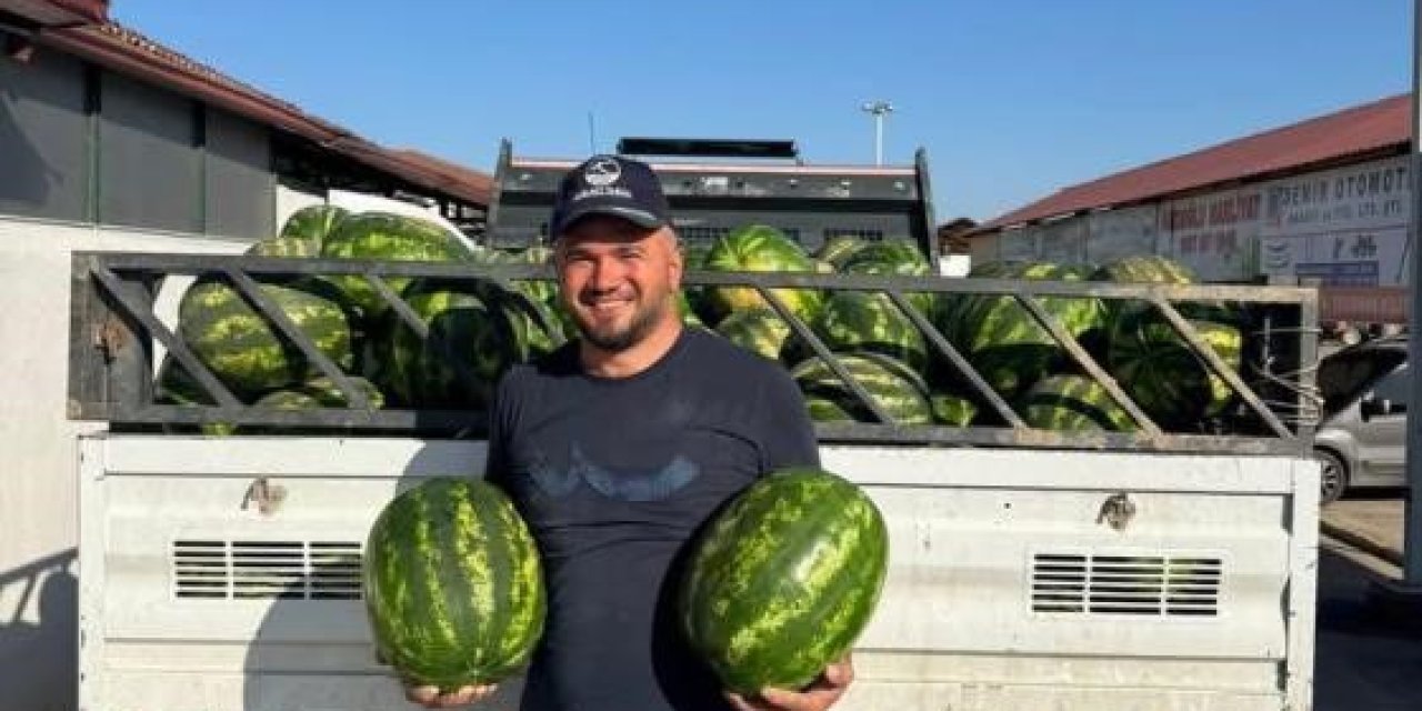 Meşhur karpuzun ilk hasadı yapıldı