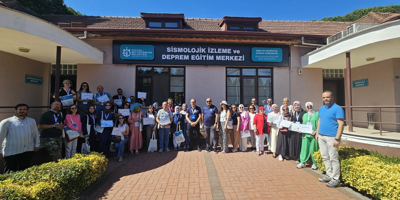 Öğretmenler afetler için eğitim aldı