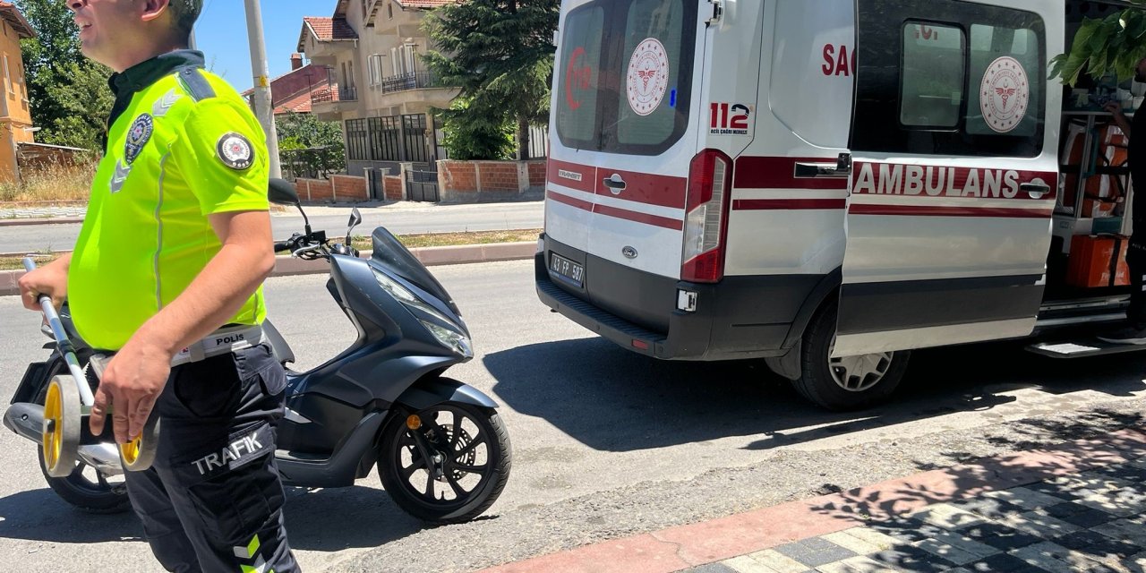Kütahya'da elektrikli bisiklet kazası: 3 yaralı