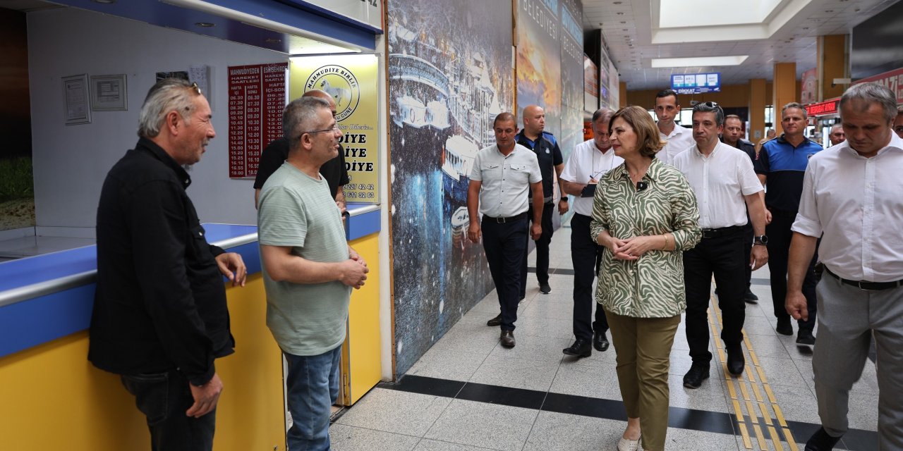 Başkan Ünlüce Eskişehir Otogarı'nda
