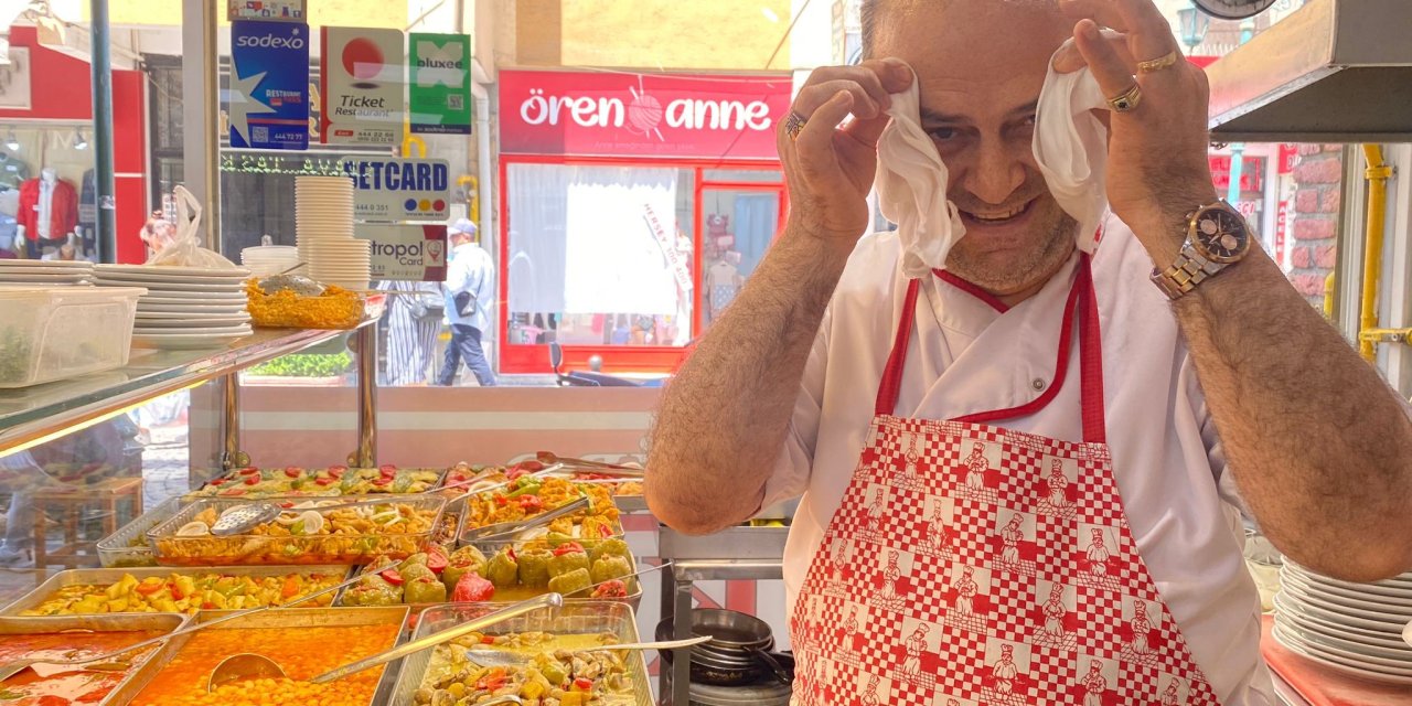 Eskişehirli aşçının serin kalma yöntemleri